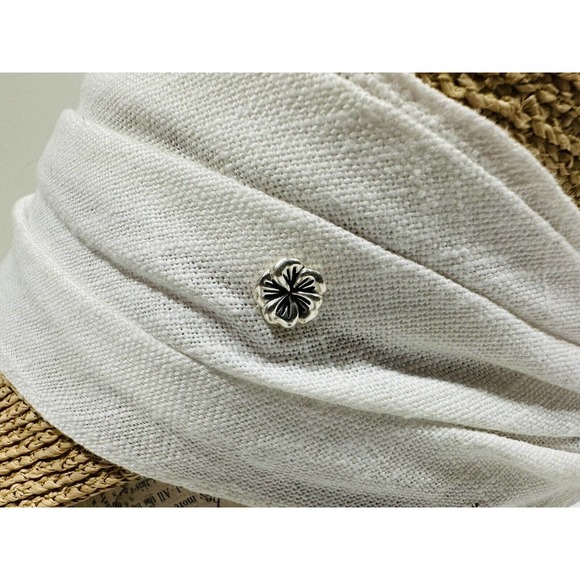 Tommy Bahama Hayden Raffia Ball Cap UPF 50+ One Size Beach Hat Visor main image 9